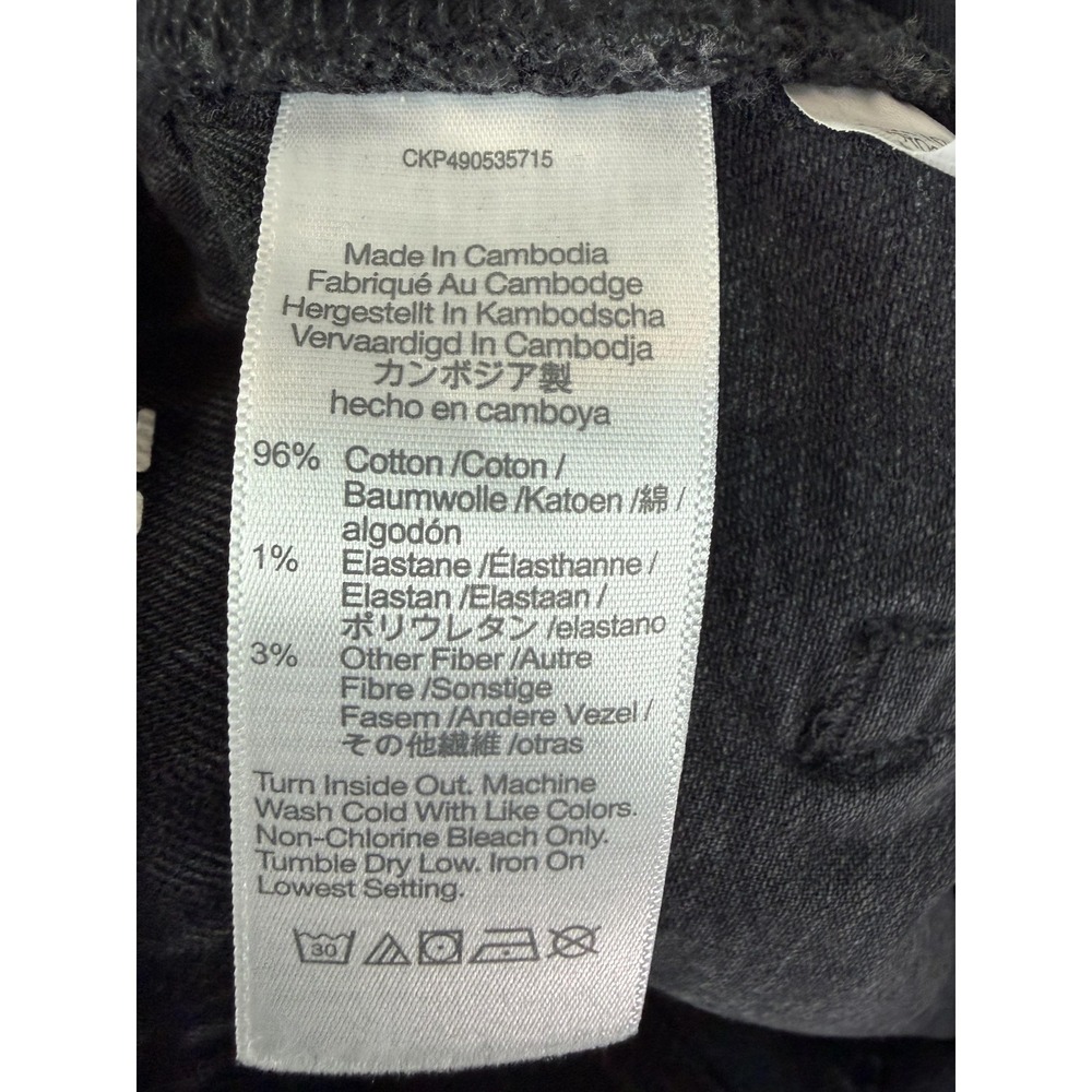 Madewell 1991 Straight Jeans Mens 38x32 Gray Dark Wash Stretch Denim Pants Men - Picture 9 of 10